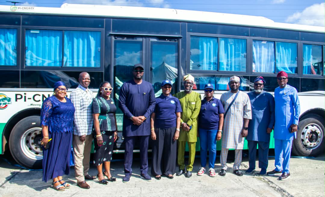 Pi-CNG & EV, LAMATA bus handover ceremony — 35 additional CNG and electric buses, Lagos